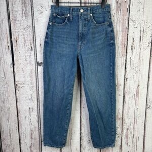 Madewell Balloon Jeans Size 27 Corson Wash Style NA929‎ Inseam 24.5” High Waist
